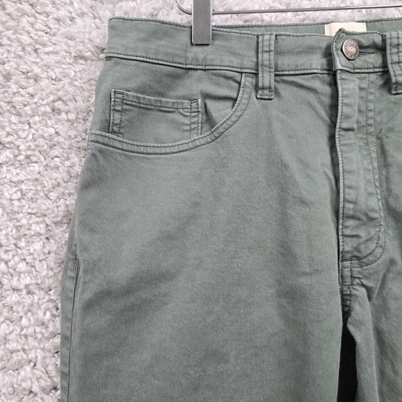 Flint and Tinder Pants Mens 31x30 (Fits 29x28.5) Green Slim Fit Twill Casual‎ - Picture 3 of 14